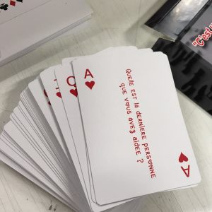 Le jeu de cartes “C’est une bonne question !”